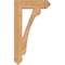 Ekena Millwork Legacy Arts & Crafts Smooth Bracket, Western Red Cedar, 3 1/2"W x 16"D x 28"H BKT04X16X28LEC03SWR - alternate 2